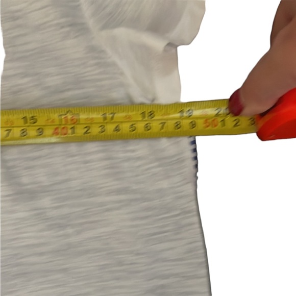 Kate Spade shirt ruffled striped back. Blue and white stripes. Size M - Picture 6 of 7